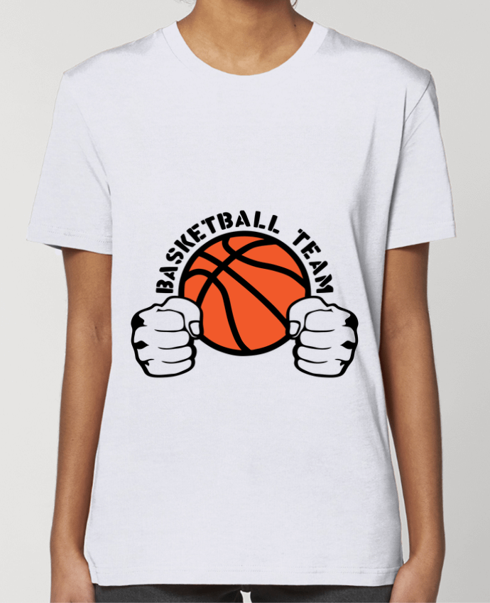 T-shirt Femme basketball team poing ferme logo equipe por Achille