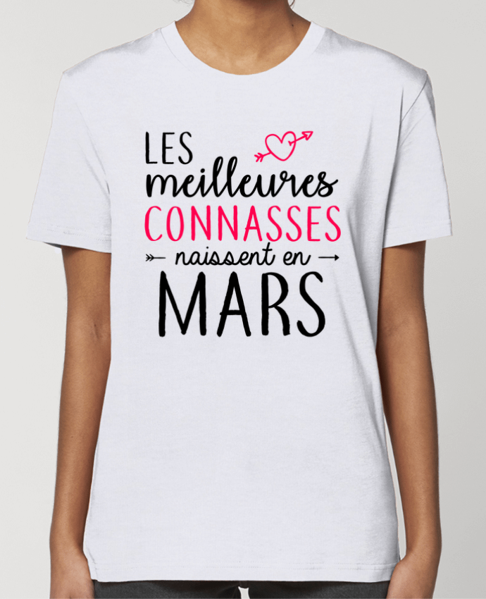 T-shirt Femme Les meilleures connasses naissent Mars par La boutique de Laura