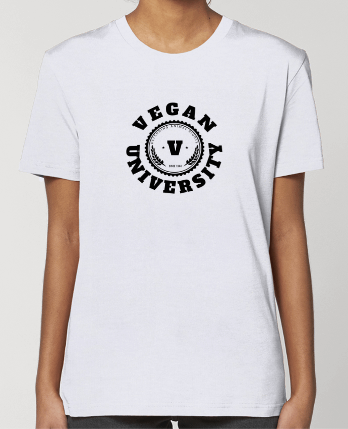 T-shirt Femme Vegan University par Les Caprices de Filles
