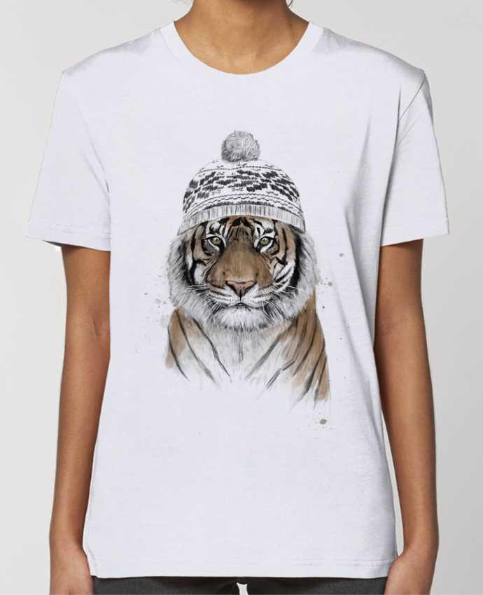 T-shirt Femme Siberian tiger par Balàzs Solti