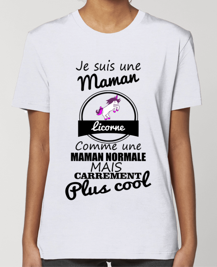 T-shirt Femme Je suis une maman licorne comme une maman normale mais carrément plus cool par Benicha