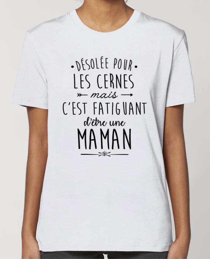 T-shirt Femme C'est fatiguant d'être une maman par La boutique de Laura