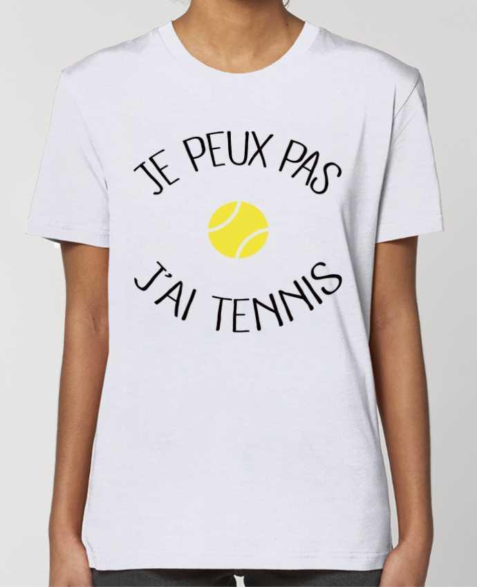 T-shirt Femme Je peux pas j'ai Tennis par Freeyourshirt.com
