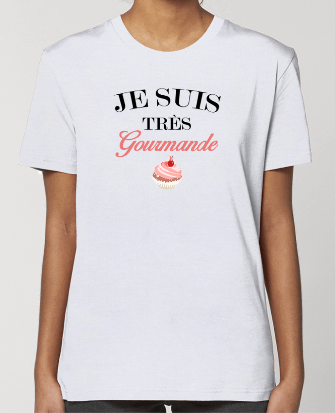 T-shirt Femme Je suis très gourmande par tunetoo
