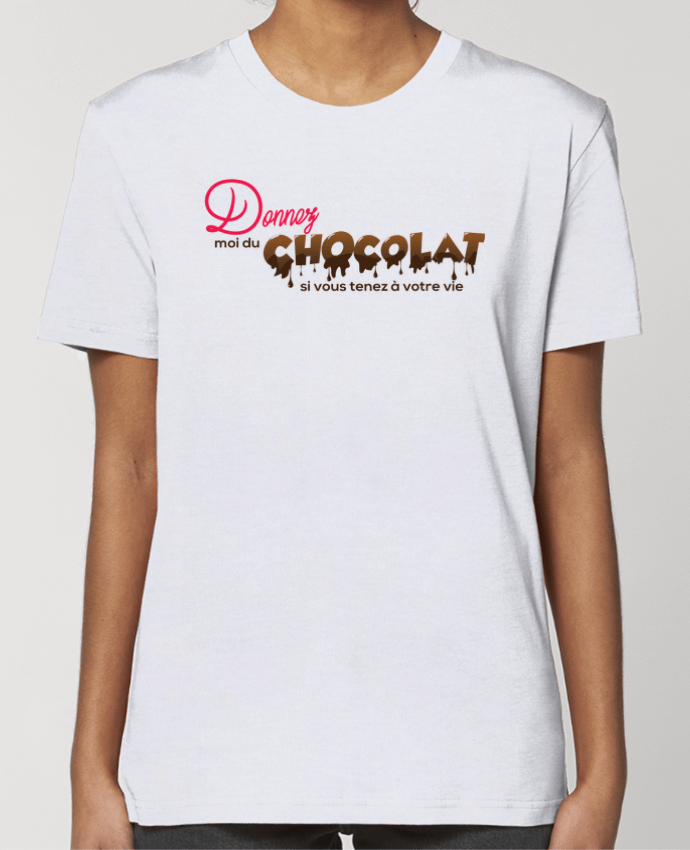 T-shirt Femme Donnez moi du chocolat !! par tunetoo