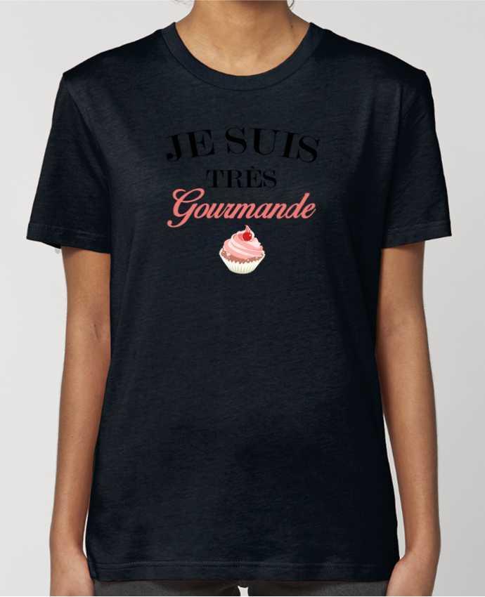 T-shirt Femme Je suis très gourmande par tunetoo