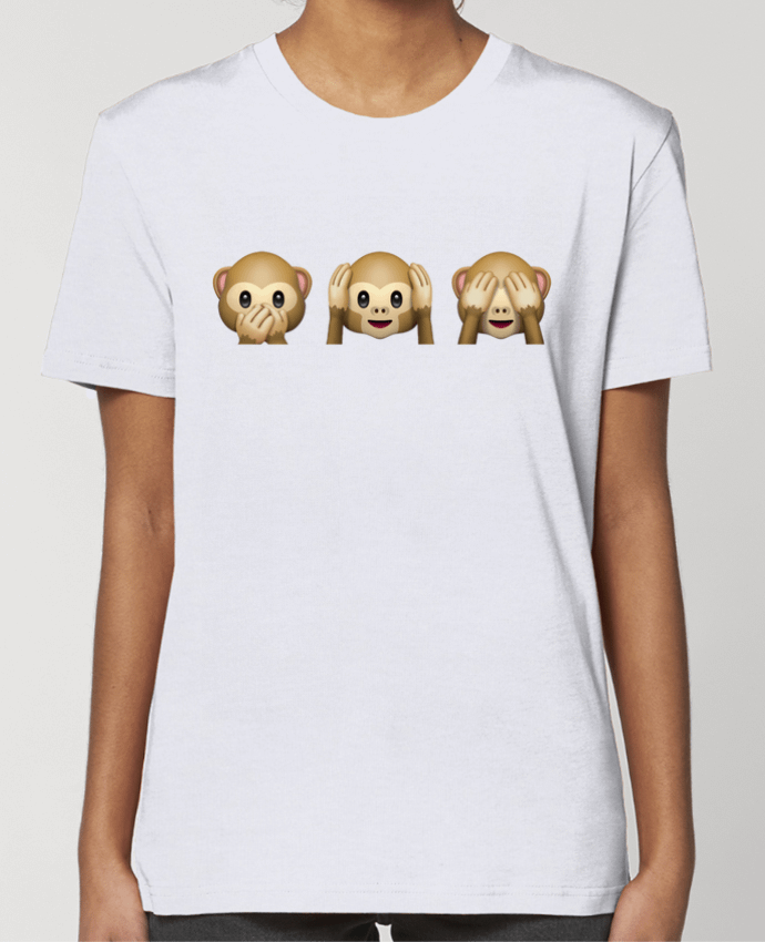 T-shirt Femme Three monkeys por Bichette