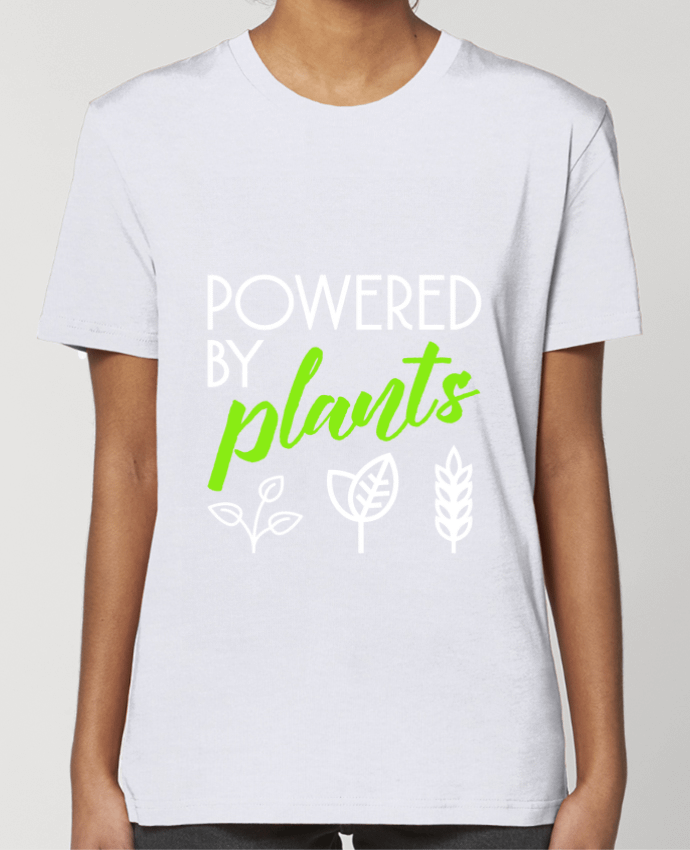 T-shirt Femme Powered by plants par Bichette