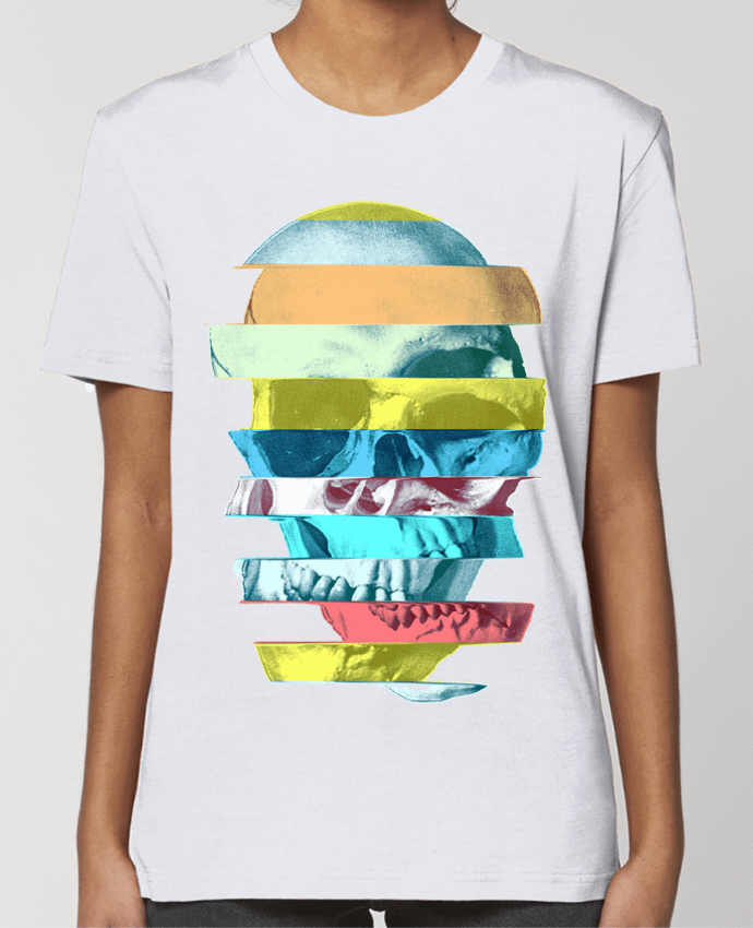 T-shirt Femme Glitch Skull par ali_gulec