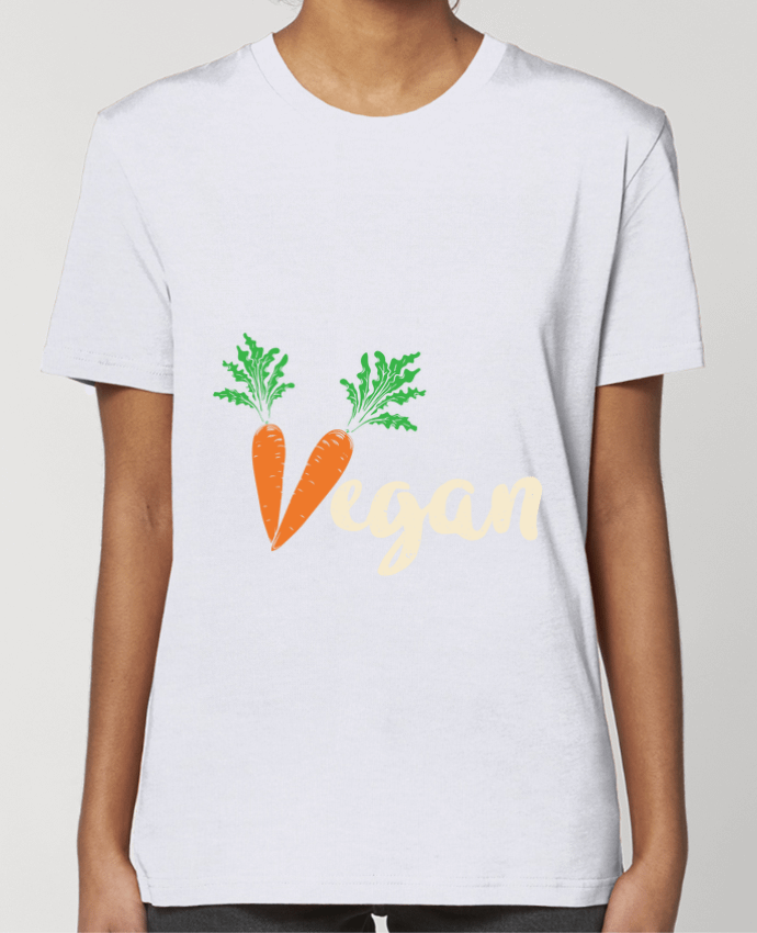 T-shirt Femme Vegan carrot par Bichette