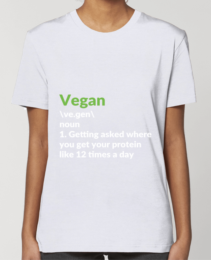 T-shirt Femme Vegan definition par Bichette