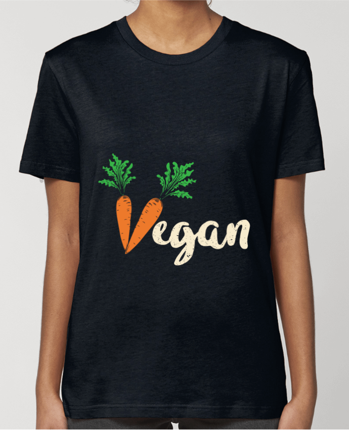 T-shirt Femme Vegan carrot par Bichette