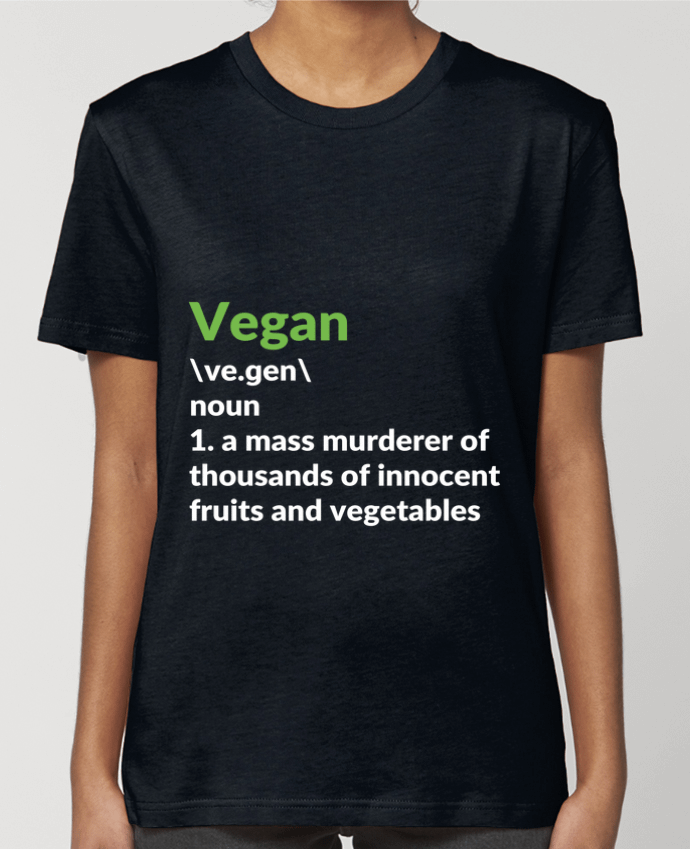 T-shirt Femme Vegan definition 2 par Bichette