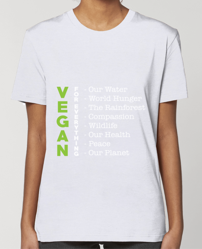T-shirt Femme Vegan for everything par Bichette