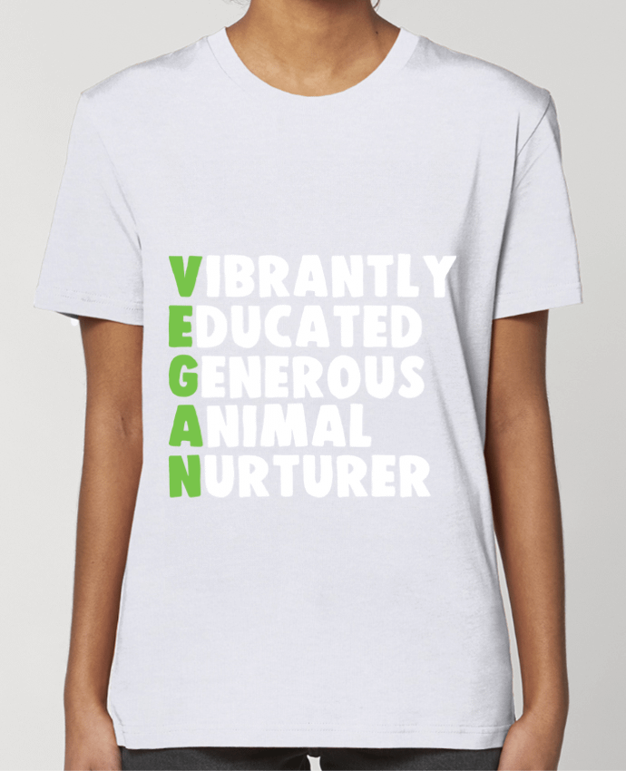 T-shirt Femme Vegan vibrantly par Bichette