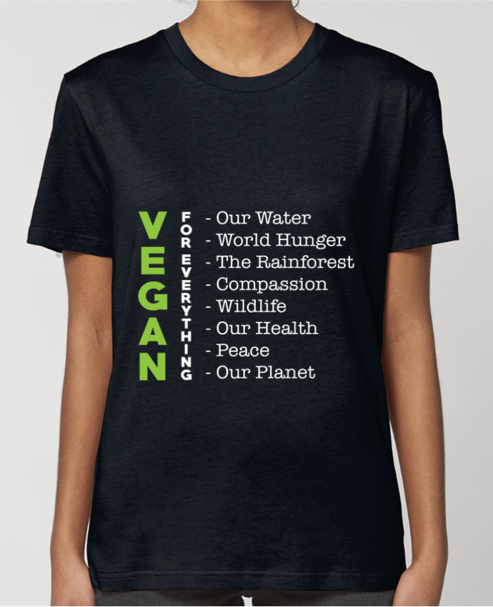 T-shirt Femme Vegan for everything par Bichette