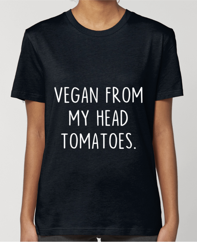 T-shirt Femme Vegan from my head tomatoes. par Bichette