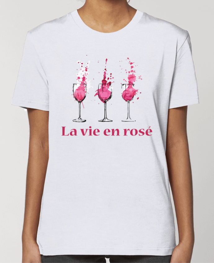 T-shirt Femme La vie en rosé par tunetoo