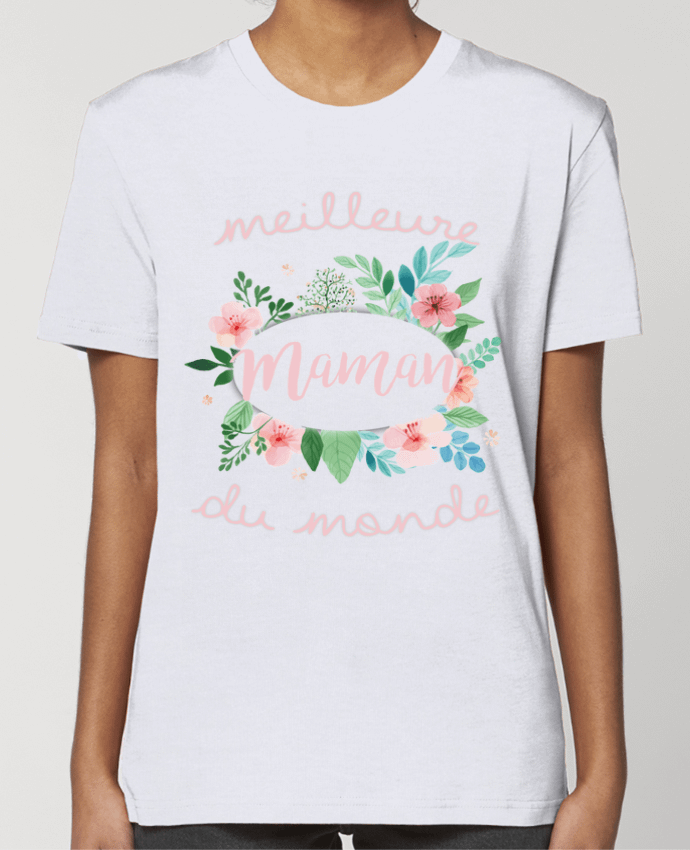 T-shirt Femme Meilleure maman du monde par FRENCHUP-MAYO