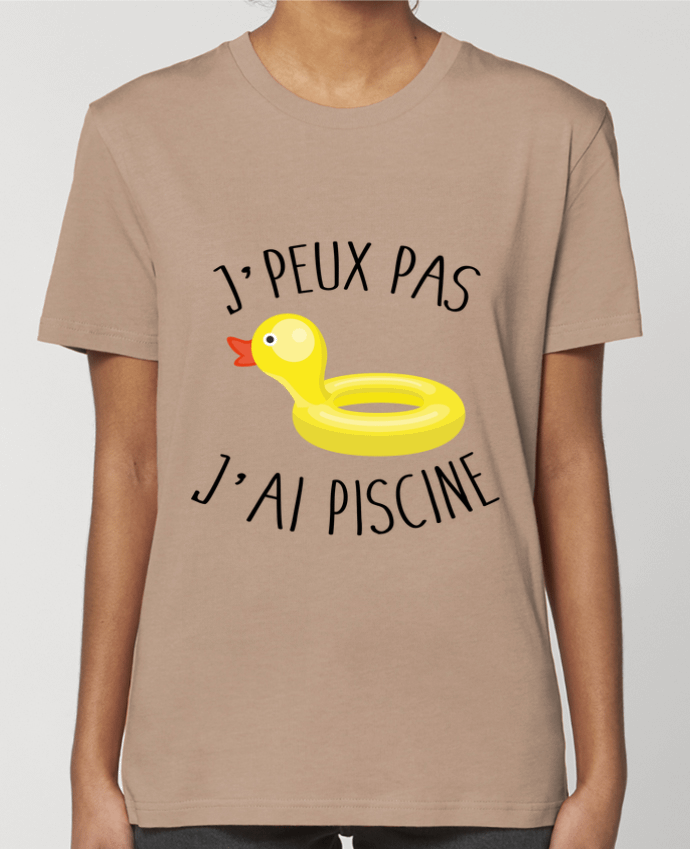 T-shirt Femme Je peux pas j'ai piscine par FRENCHUP-MAYO