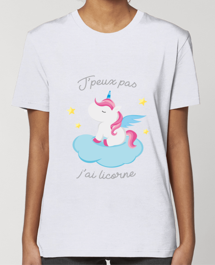 T-shirt Femme Je peux pas j'ai licorne par FRENCHUP-MAYO