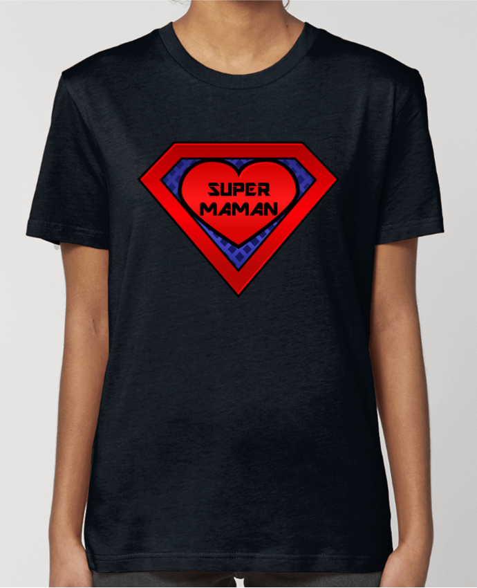 T-shirt Femme Super maman par FRENCHUP-MAYO