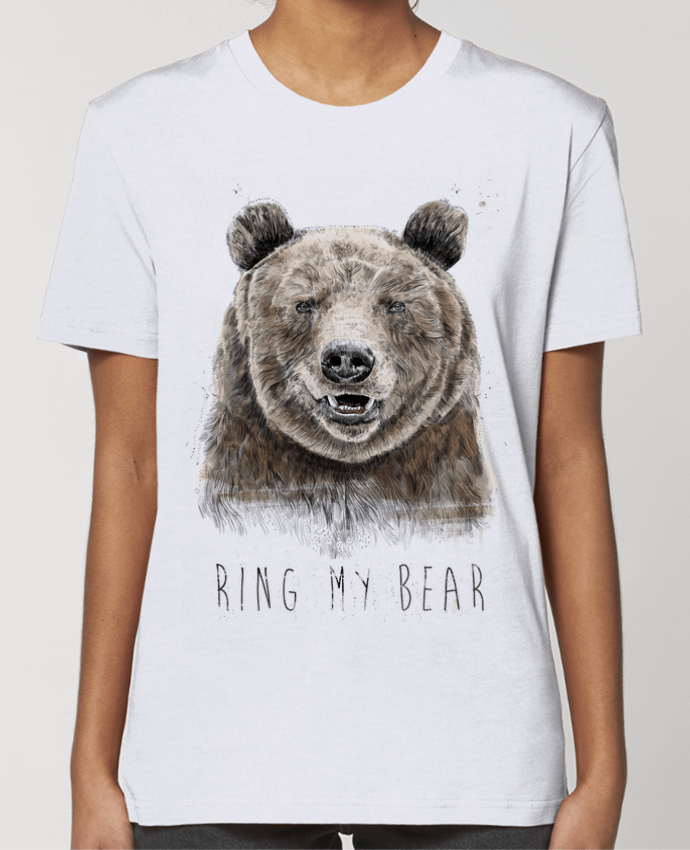 T-shirt Femme Ring my bear par Balàzs Solti