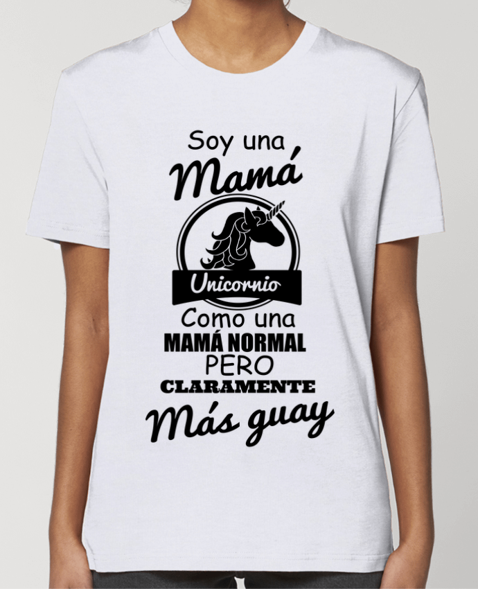 T-shirt Femme Mamá unicornio par tunetoo