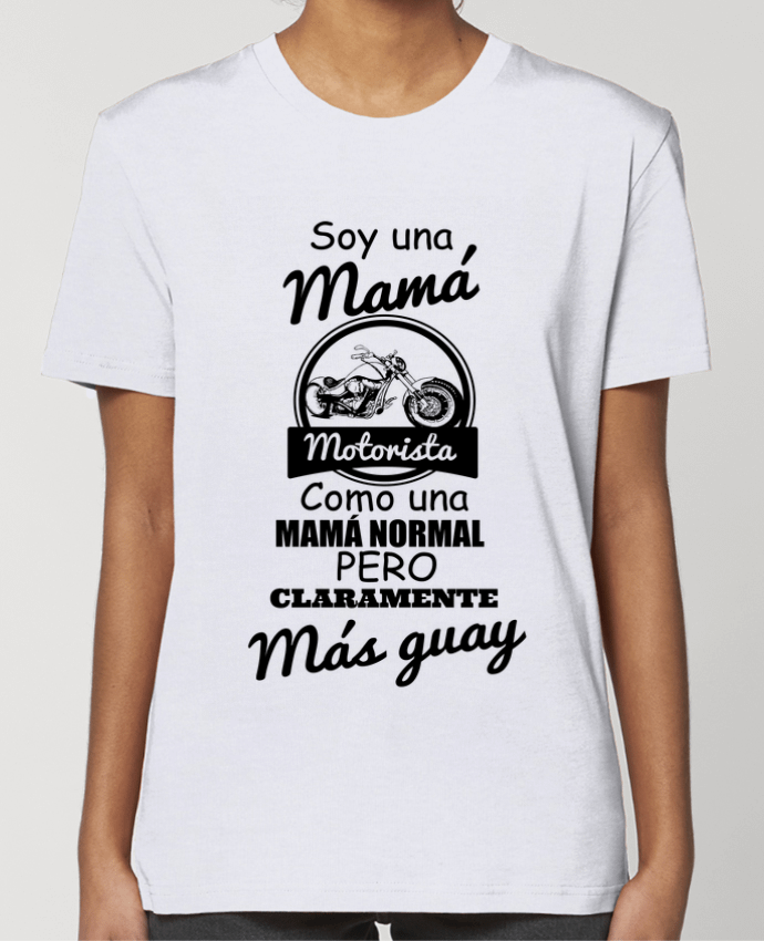 T-shirt Femme Mamá motorista par tunetoo