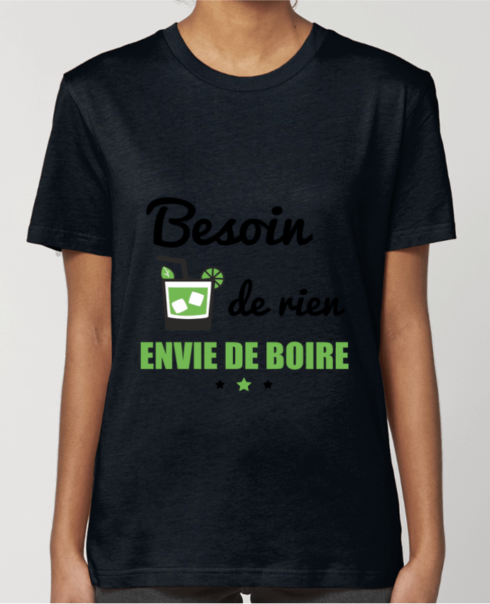 T-shirt Femme Besoin de rien, envie de boire par Benichan