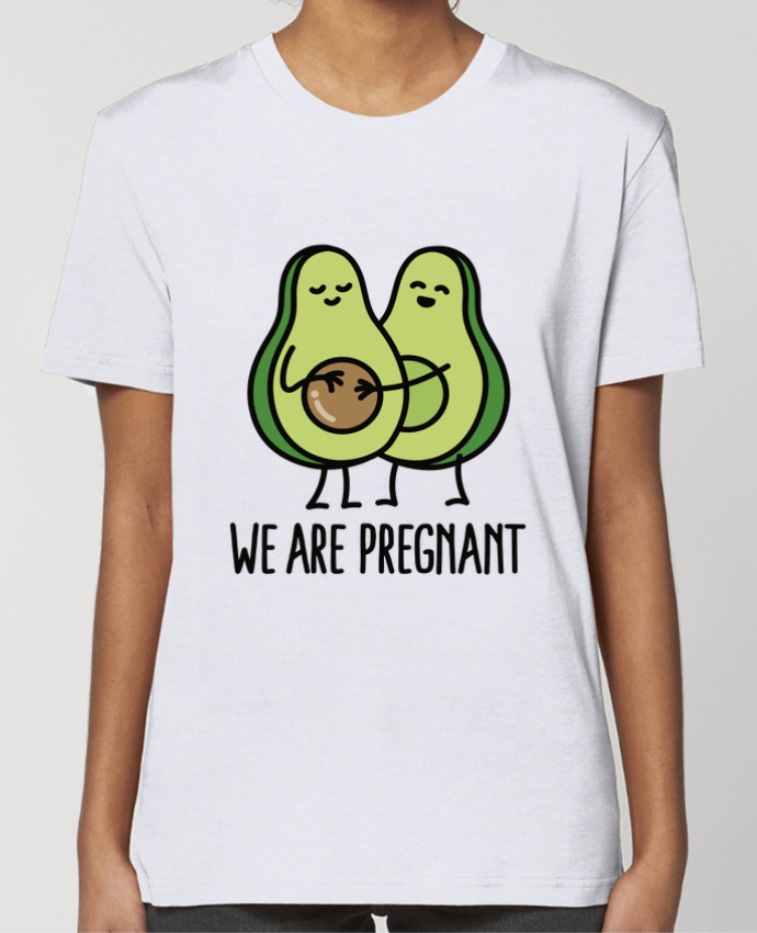 T-shirt Femme Avocado we are pregnant par LaundryFactory