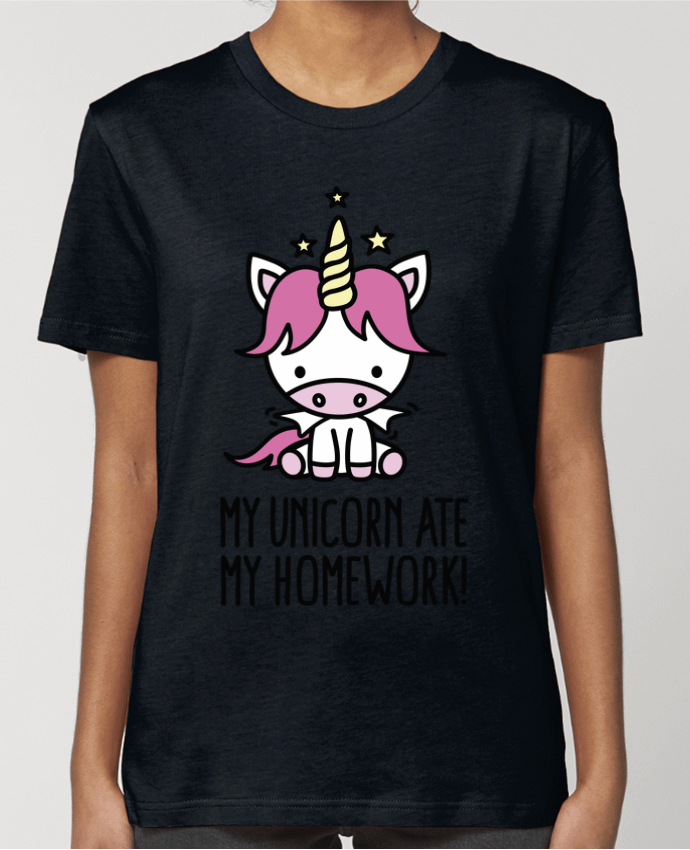 T-shirt Femme My unicorn ate my homework par LaundryFactory