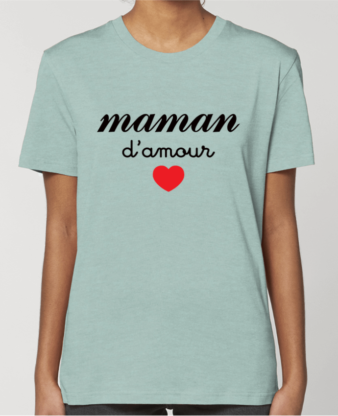 T-shirt Femme Maman D'amour par Freeyourshirt.com