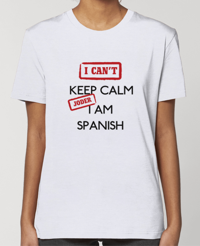 T-shirt Femme I can't keep calm jorder I am spanish par tunetoo