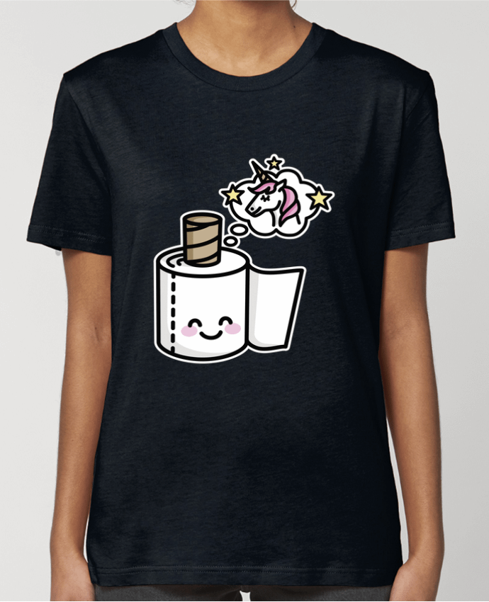 T-shirt Femme BEAUTIFUL UNICORN TOILET PAPER par LaundryFactory