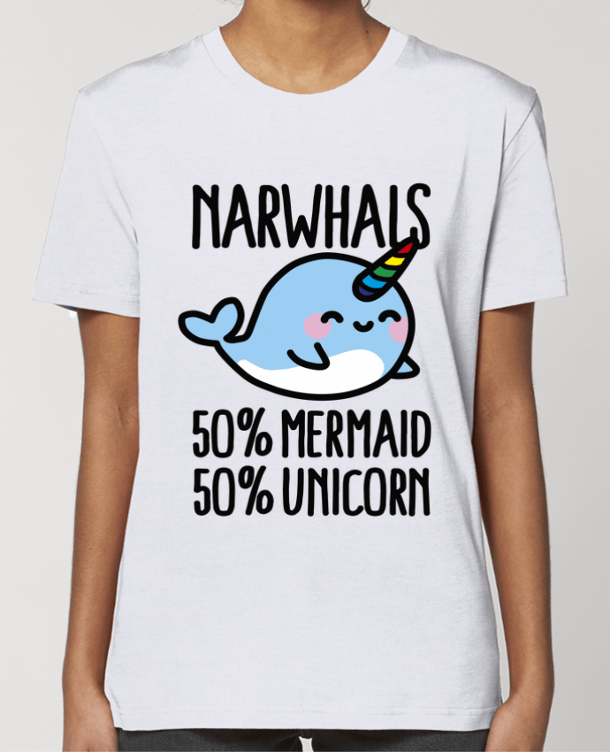 T-shirt Femme NARWHALS MERMAID UNICORN par LaundryFactory