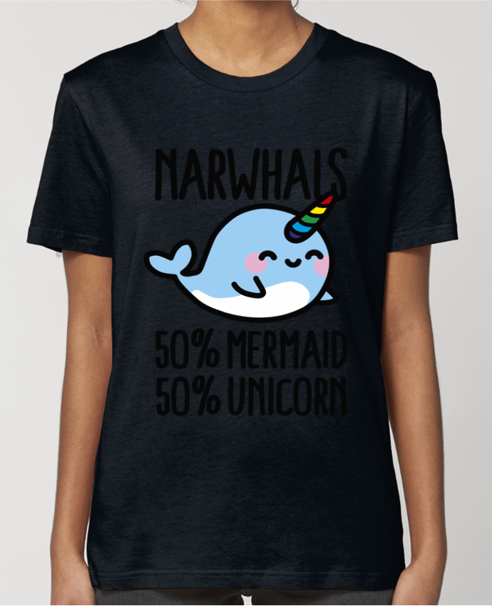 T-shirt Femme NARWHALS MERMAID UNICORN par LaundryFactory