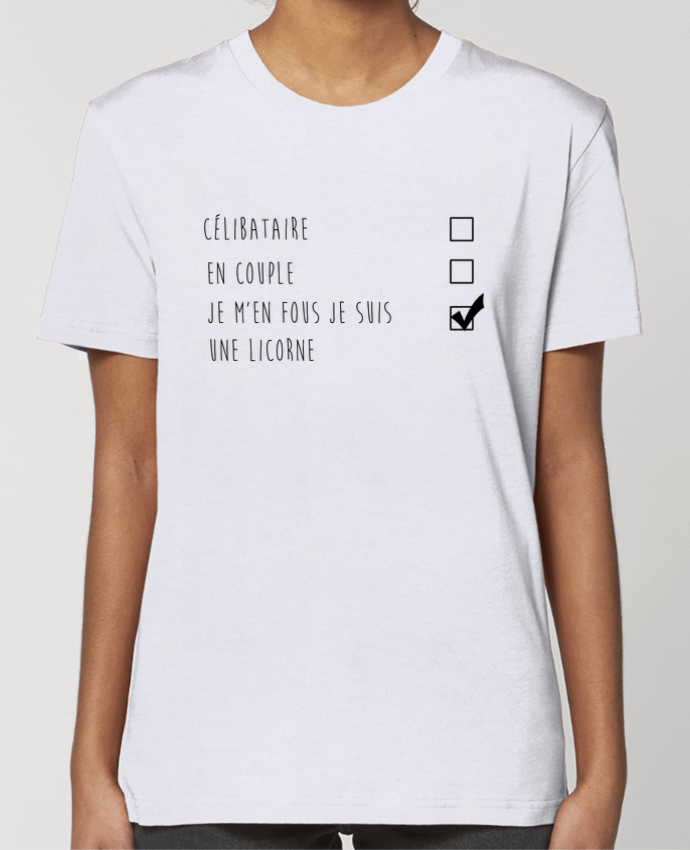 T-shirt Femme je m'en fou je suis une licorne par DesignMe