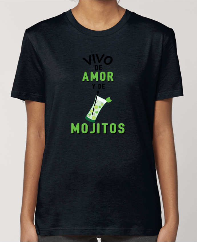 T-shirt Femme Vivo de amor y de mojitos par tunetoo