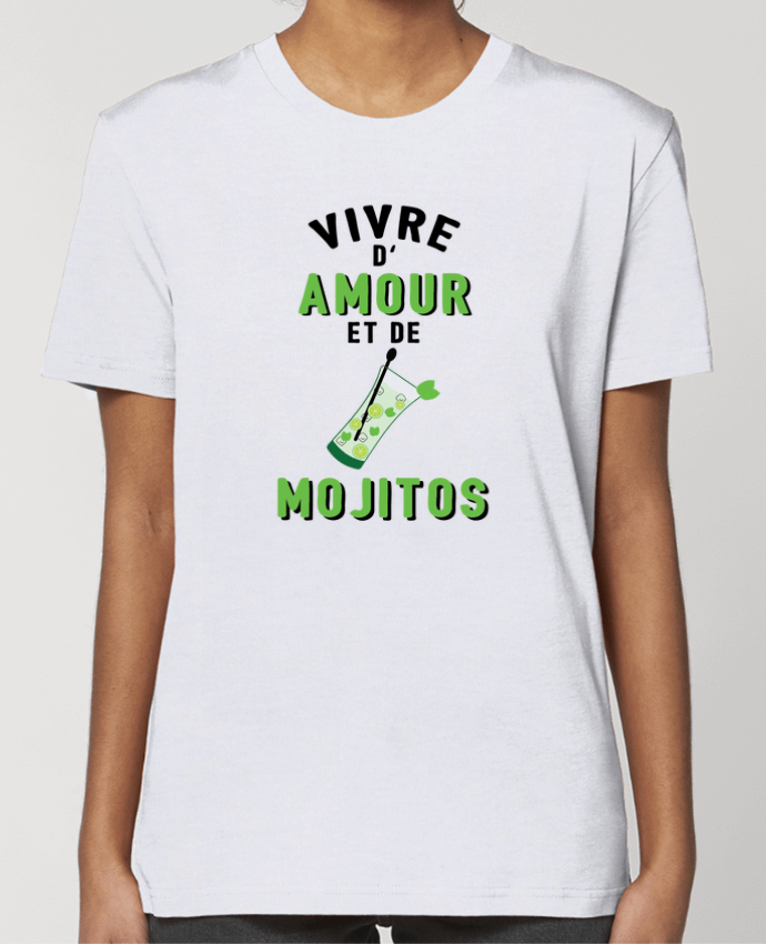 T-shirt Femme Vivre d'amour et de mojitos par tunetoo