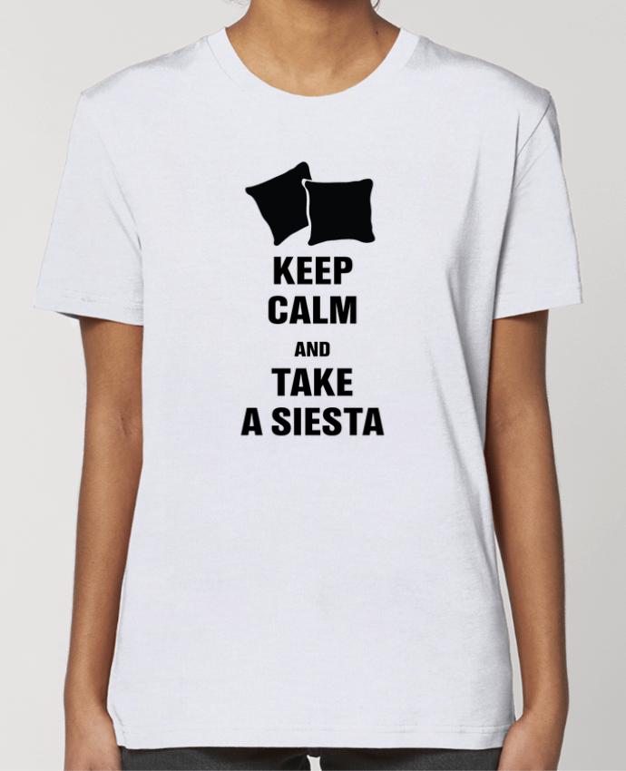 T-shirt Femme Keep calm and take a siesta par tunetoo