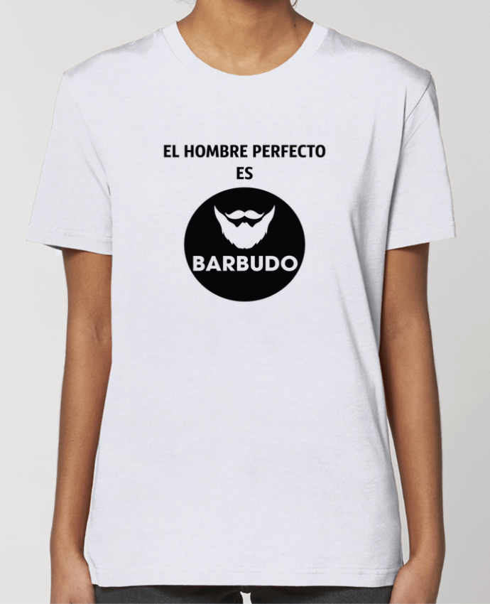 T-shirt Femme El hombre perfecto es barbudo par tunetoo