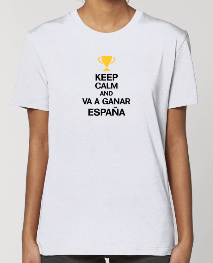 T-shirt Femme Keep calm and va a ganar par tunetoo