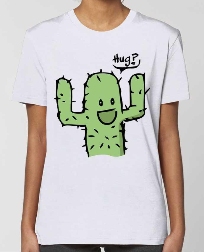 T-shirt Femme cactus calin gratuit par Tête Au Carré