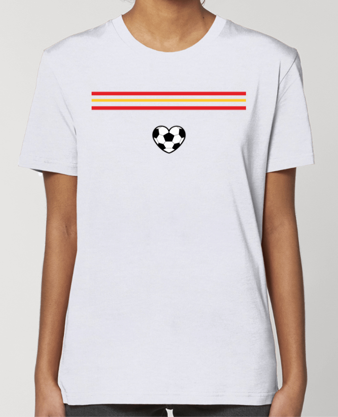 T-shirt Femme Bandera corazón par tunetoo