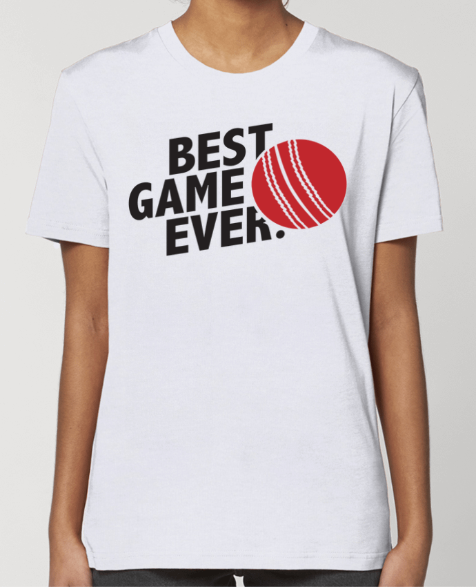 T-shirt Femme BEST GAME EVER Cricket par tunetoo