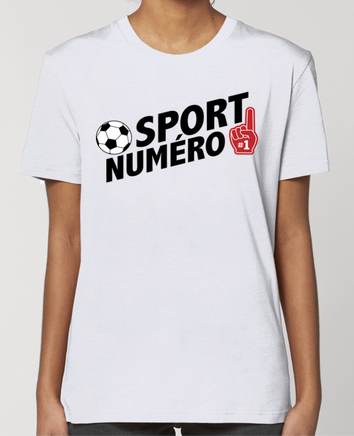 T-shirt Femme Sport numéro 1 Football par tunetoo