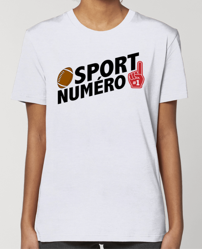 T-shirt Femme Sport numéro 1 Rugby par tunetoo