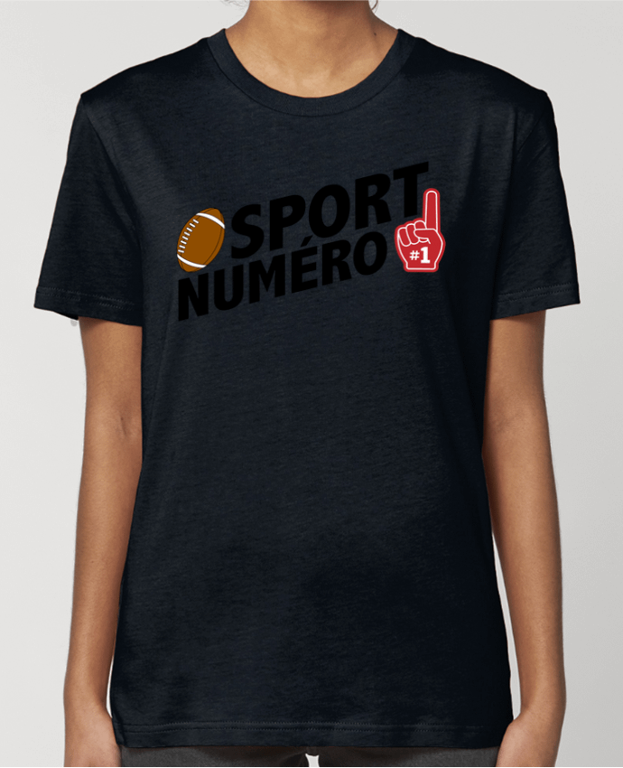 T-shirt Femme Sport numéro 1 Rugby par tunetoo