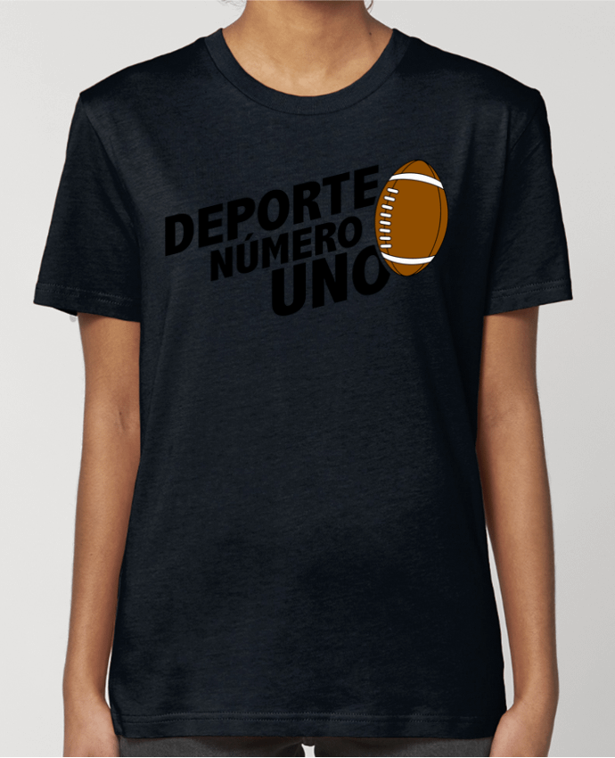 T-shirt Femme Deporte Número Uno Rugby par tunetoo